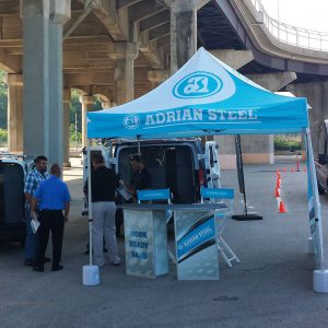 Adrian Steel Booth at Ford Transit Tour