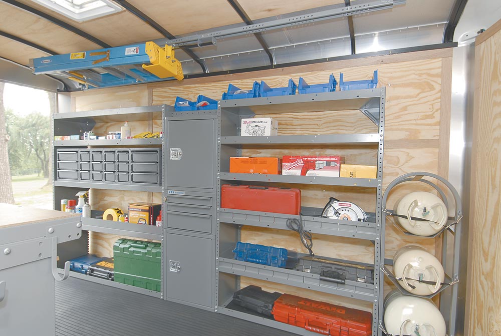 Cargo Trailer Shelving Ideas