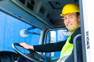 driver operating truck on job site | Adrian Steel