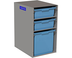 3-Bin Cabinet w/ Bins