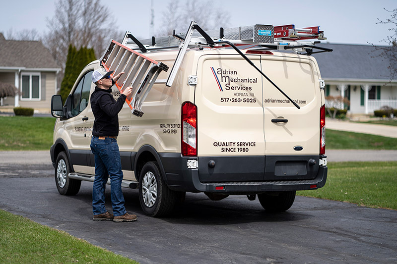 ProLiftTM Ladder Rack Safest Most Ergonomic Adrian Steel