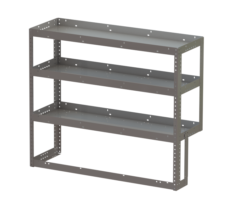 Open End 3-Shelf Unit