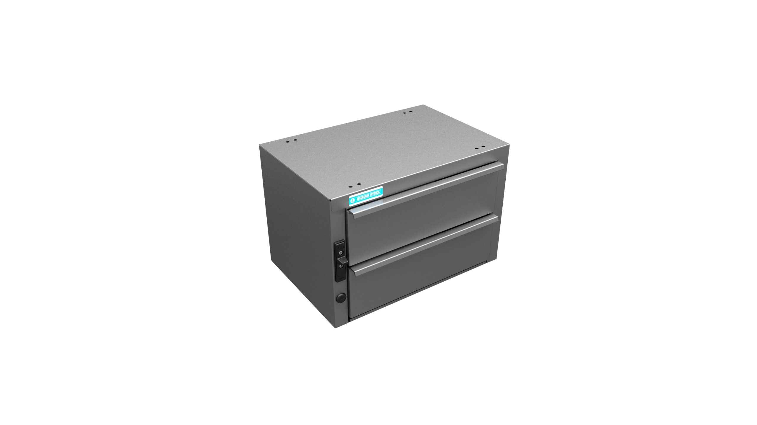 2-Drawer Unit w/ Lock