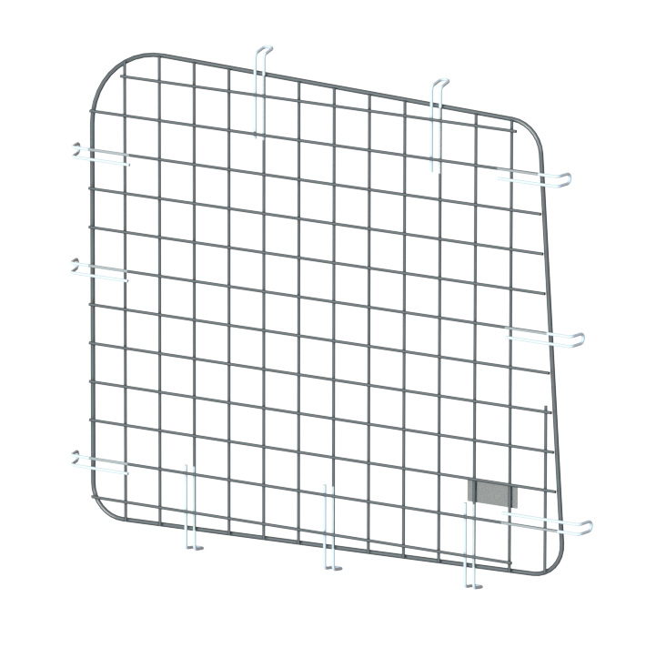 Passenger Side Rear Door Security Screen