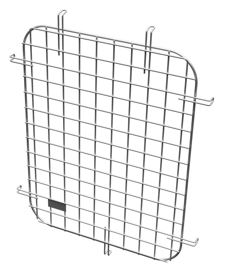 Passenger Side Hinged Door Security Screen