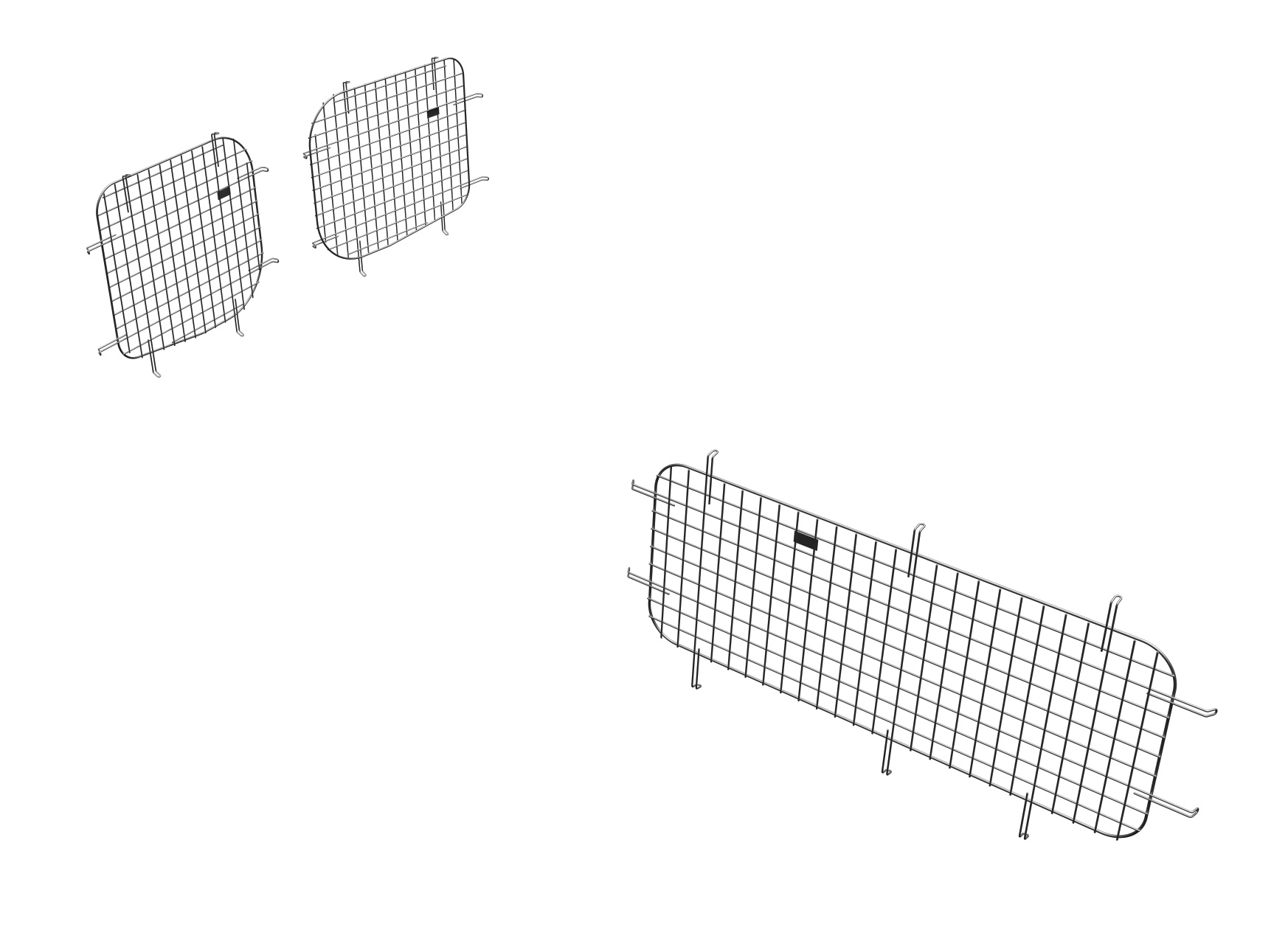 Side & Rear Doors Security Screen Kit, Driver & Passenger Side
