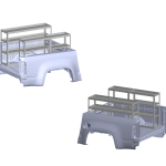 BASE-5TRK-Static Truck Bed Shelving