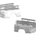 BASE-6TRK-Static Truck Bed Shelving