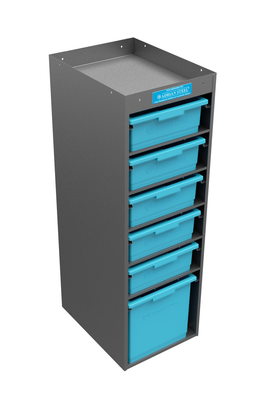 6-Bin Cabinet w/ Bins