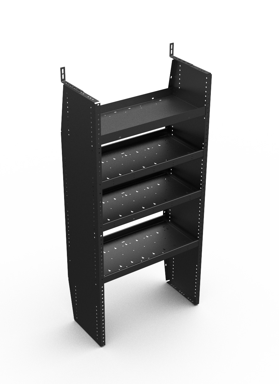 Hybrid 4-Shelf Unit