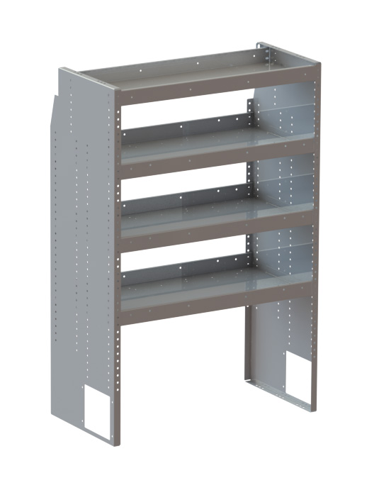 32 in. 4-Shelf Unit for Conduit , Conduit Carrier, Heavy Duty