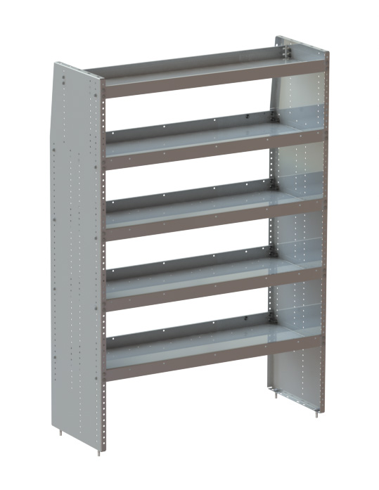 44 in. 5-Shelf Unit , Heavy Duty