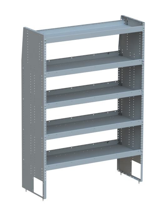 44 in. 5-Shelf Unit for Conduit , Conduit Carrier, Heavy Duty