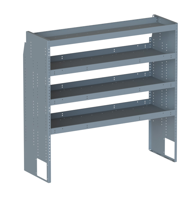 50 in. 4-Shelf Unit for Conduit , Conduit Carrier, Heavy Duty