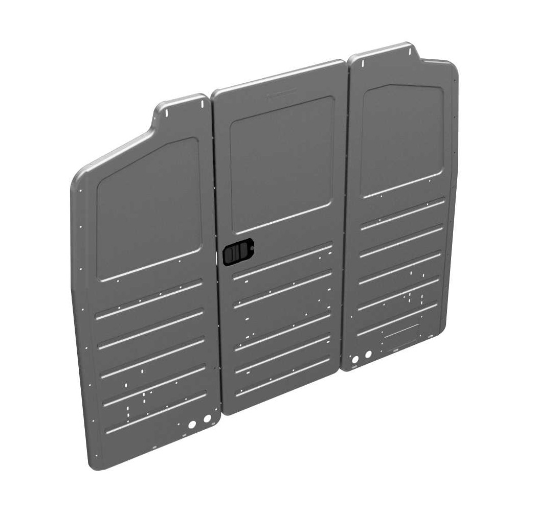 Steel Partition Panel Kit w/ Hinged Door Kit