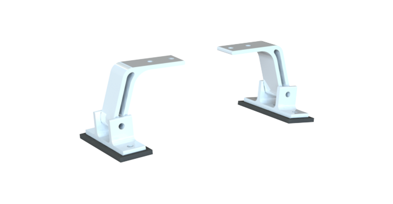 Mounting Feet for OEM Rail, 2-Pack