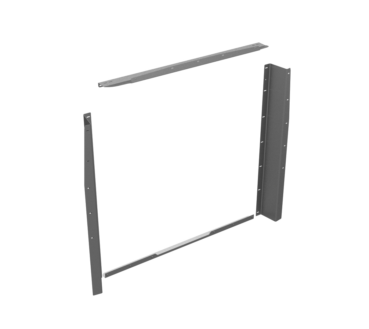 Steel Partition Retro Mounting Kit