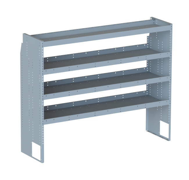 60 in. 4-Shelf Unit for Conduit , Conduit Carrier, Heavy Duty