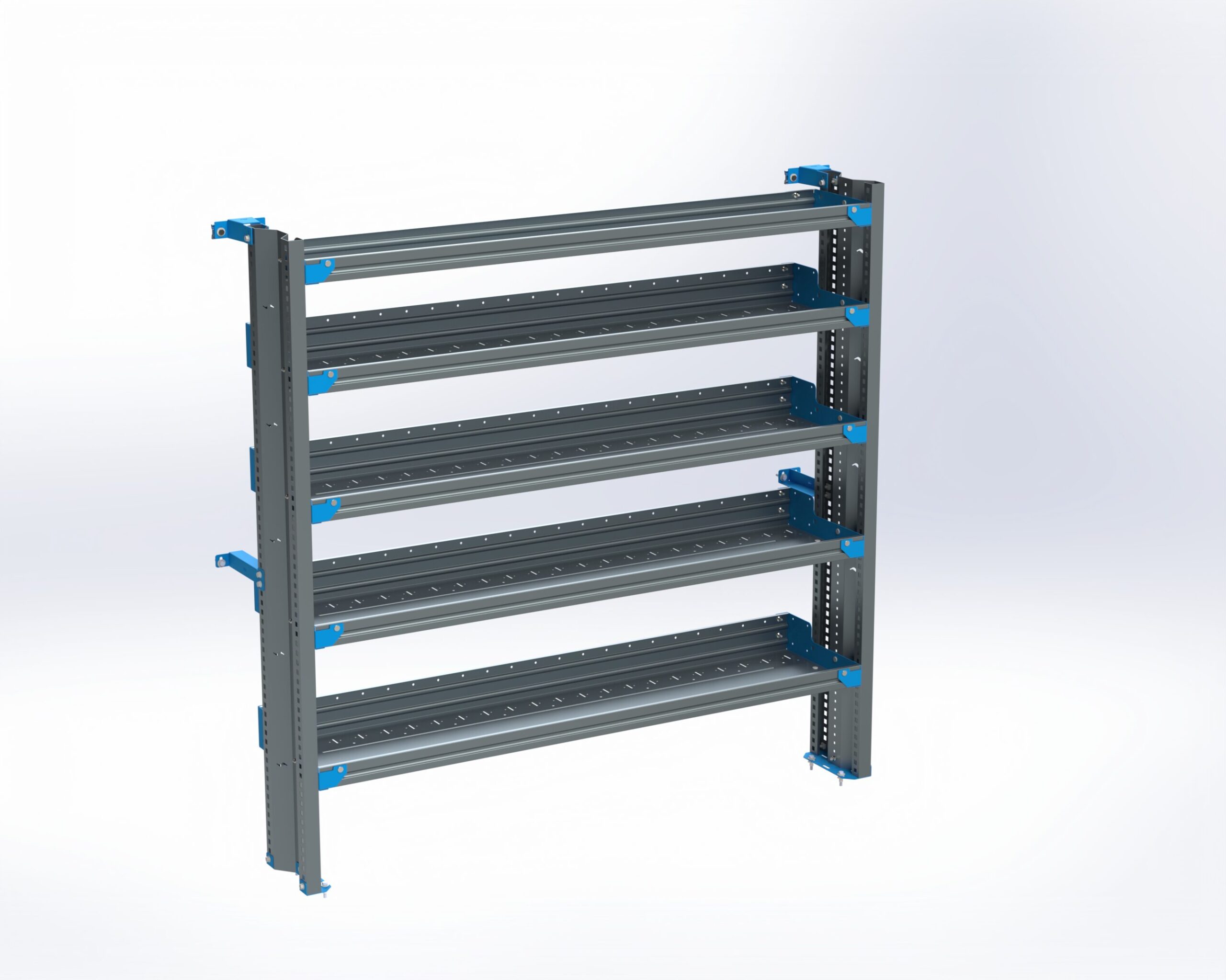 5-Shelf Unit, PS Long & Short, 14x66