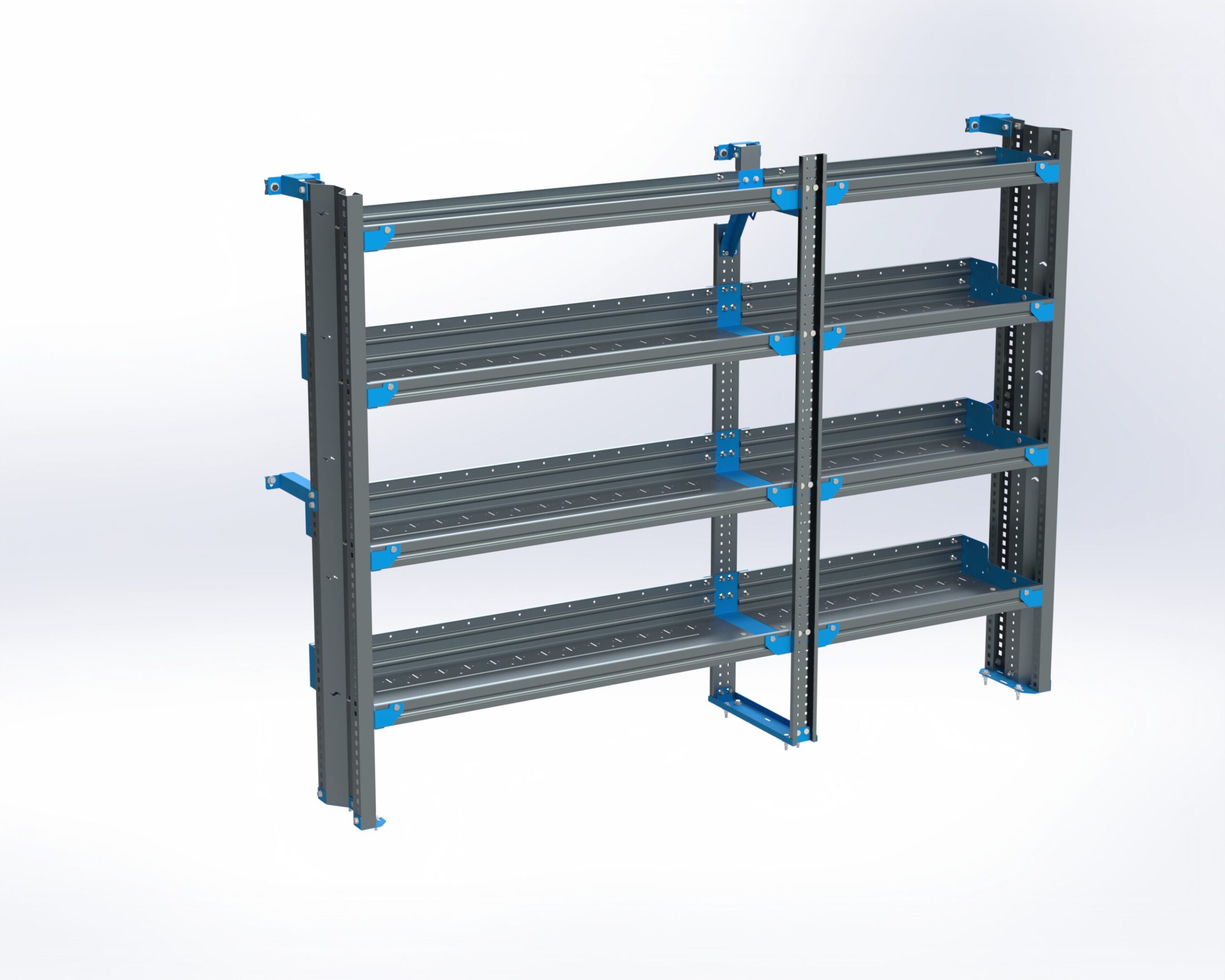 4-Shelf Unit, DS Long & Short, 14x78 (R48/F30)
