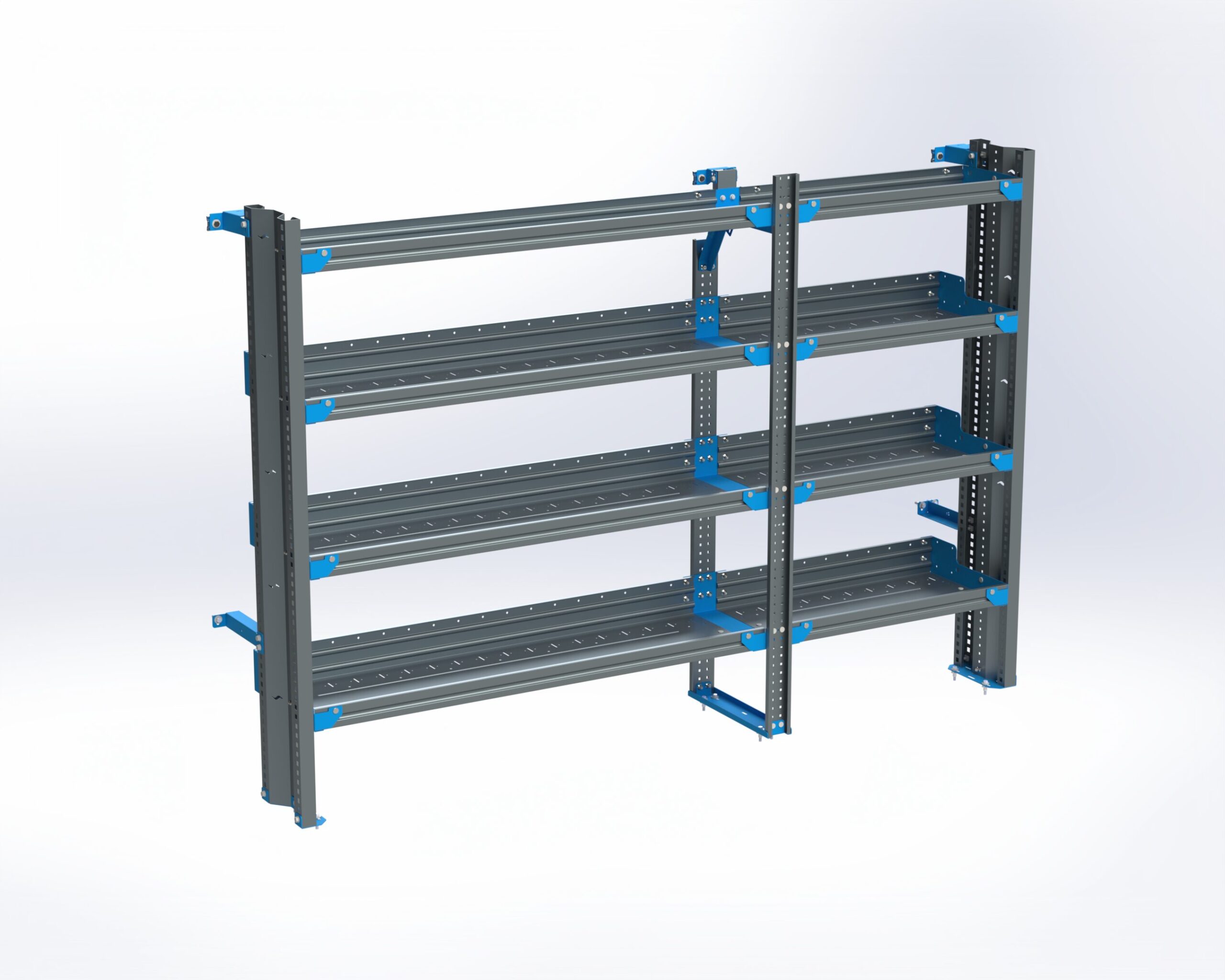 4-Shelf Unit, Tank Rack & Cabinet Use, 14x84 (R54/F30)