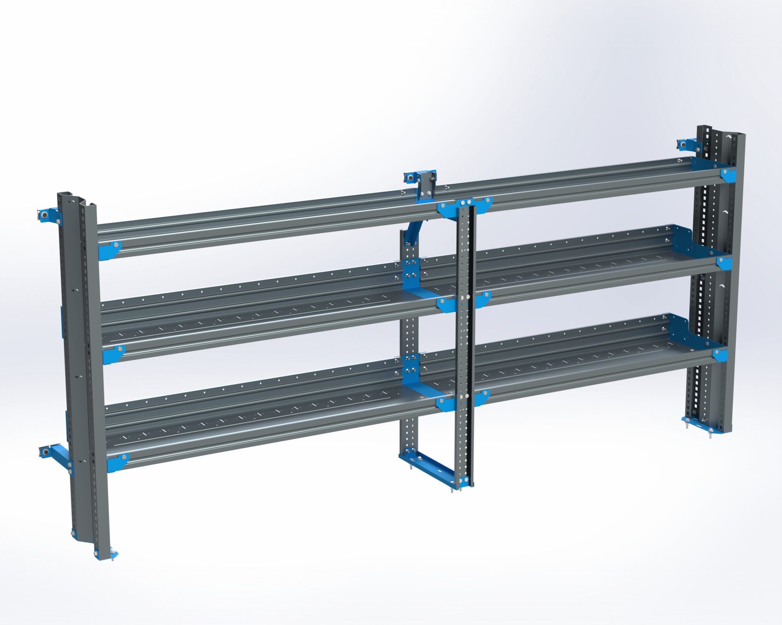 3-Shelf Unit, Tank Rack Use,14x102 (R54/F48)