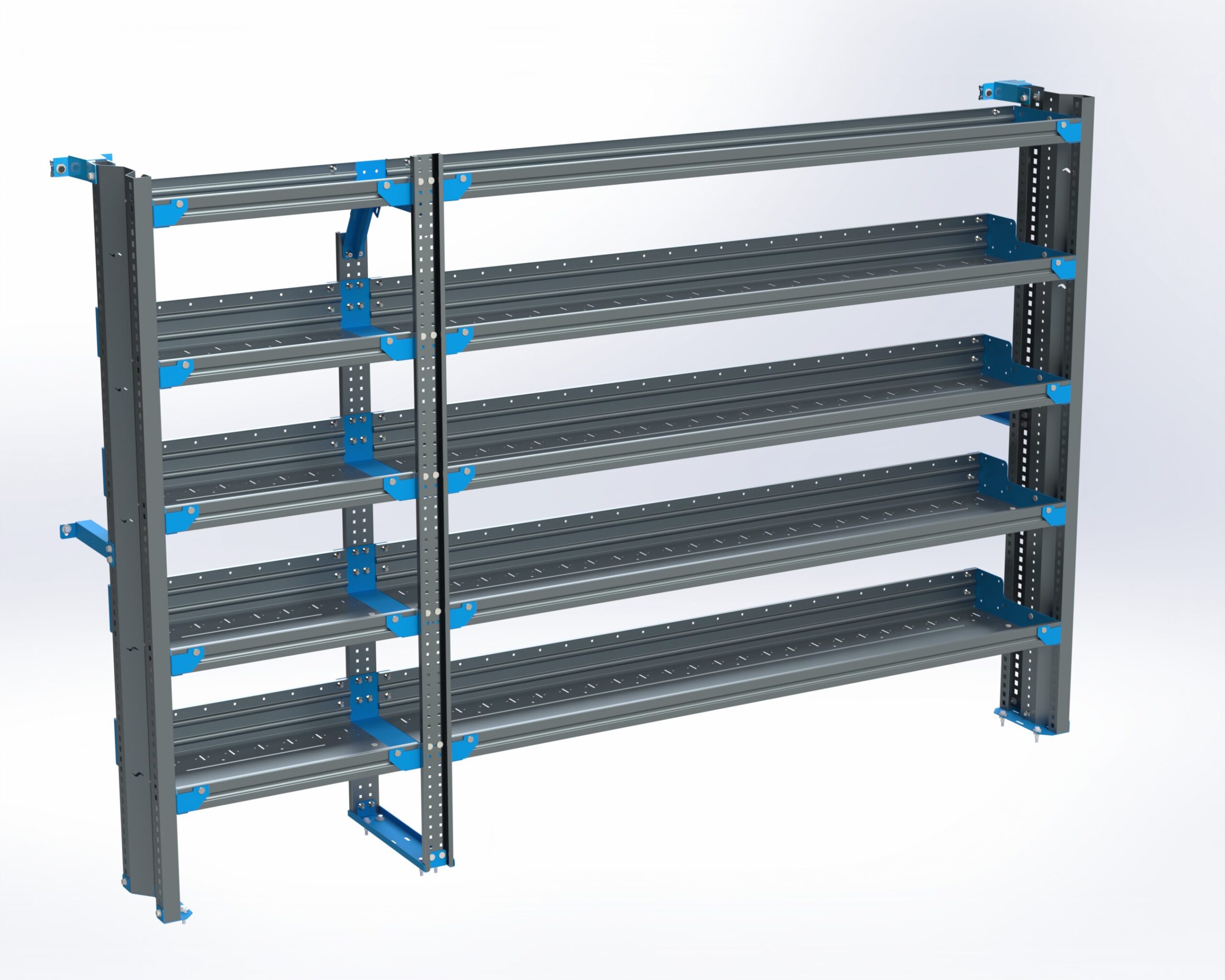 5-Shelf Unit, Tank Rack Use, 14x96 (R72/F24)