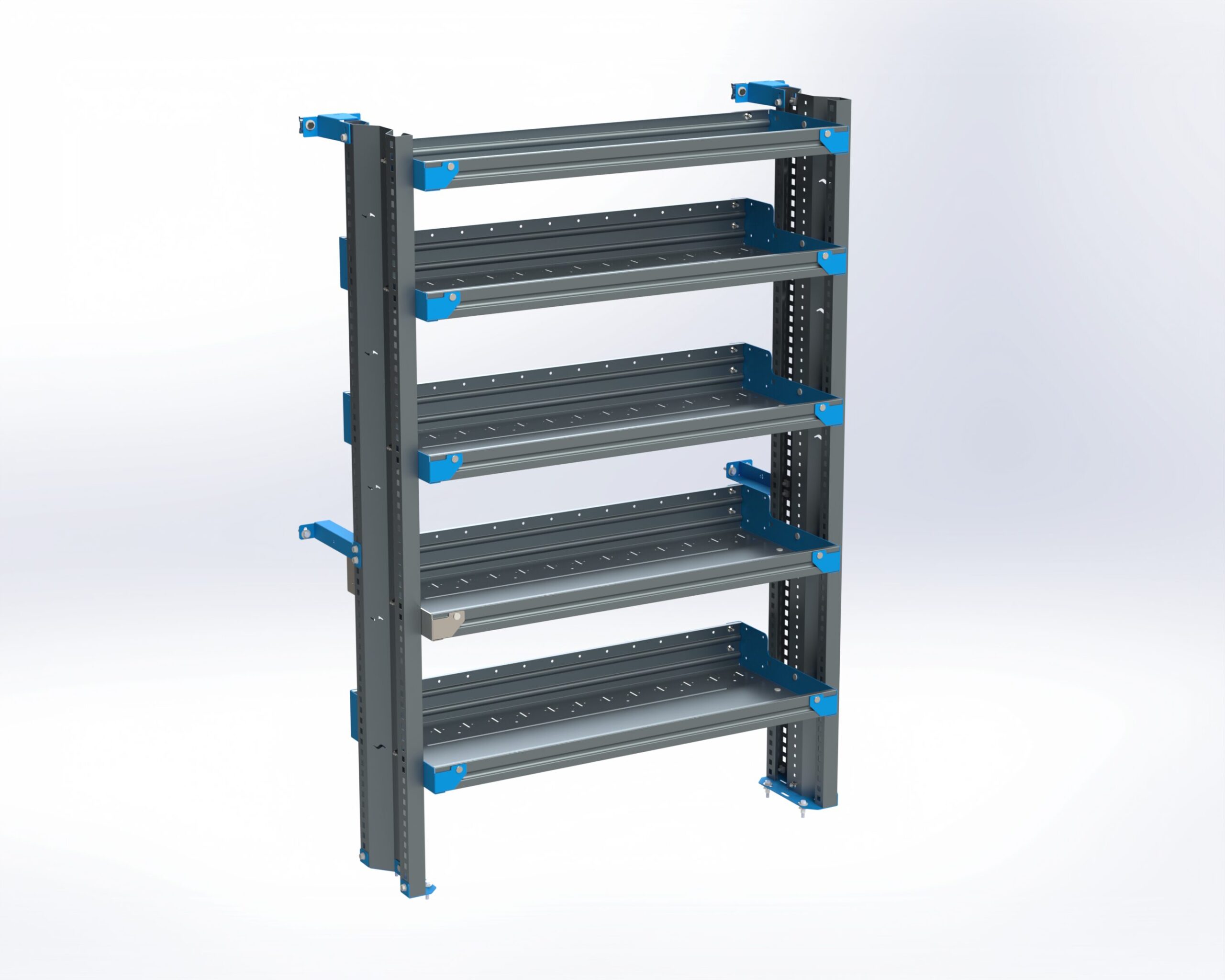 5-Shelf Unit, Tank Rack Use, 16x42