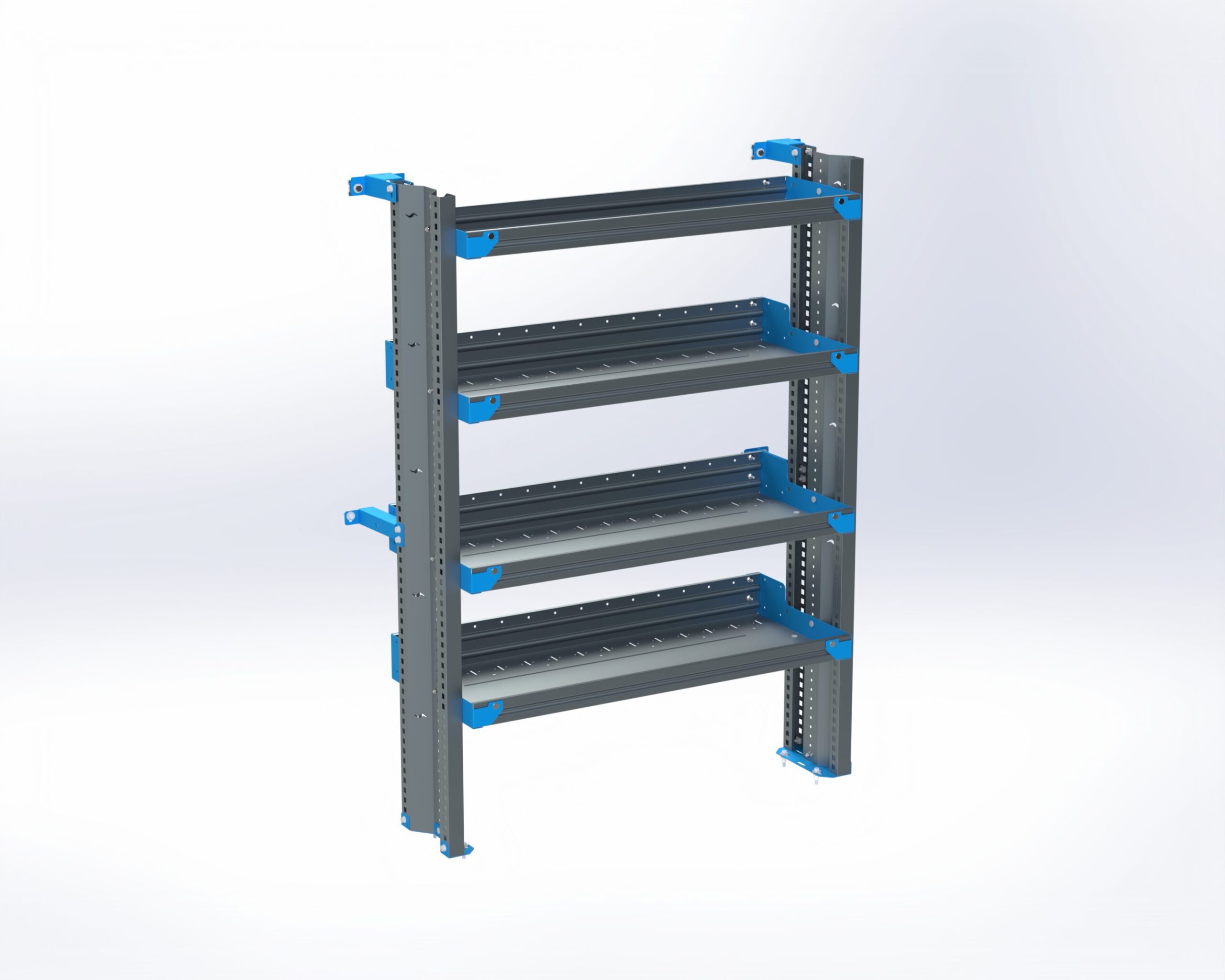 4-Shelf Unit, Tank Rack Use, 16x42