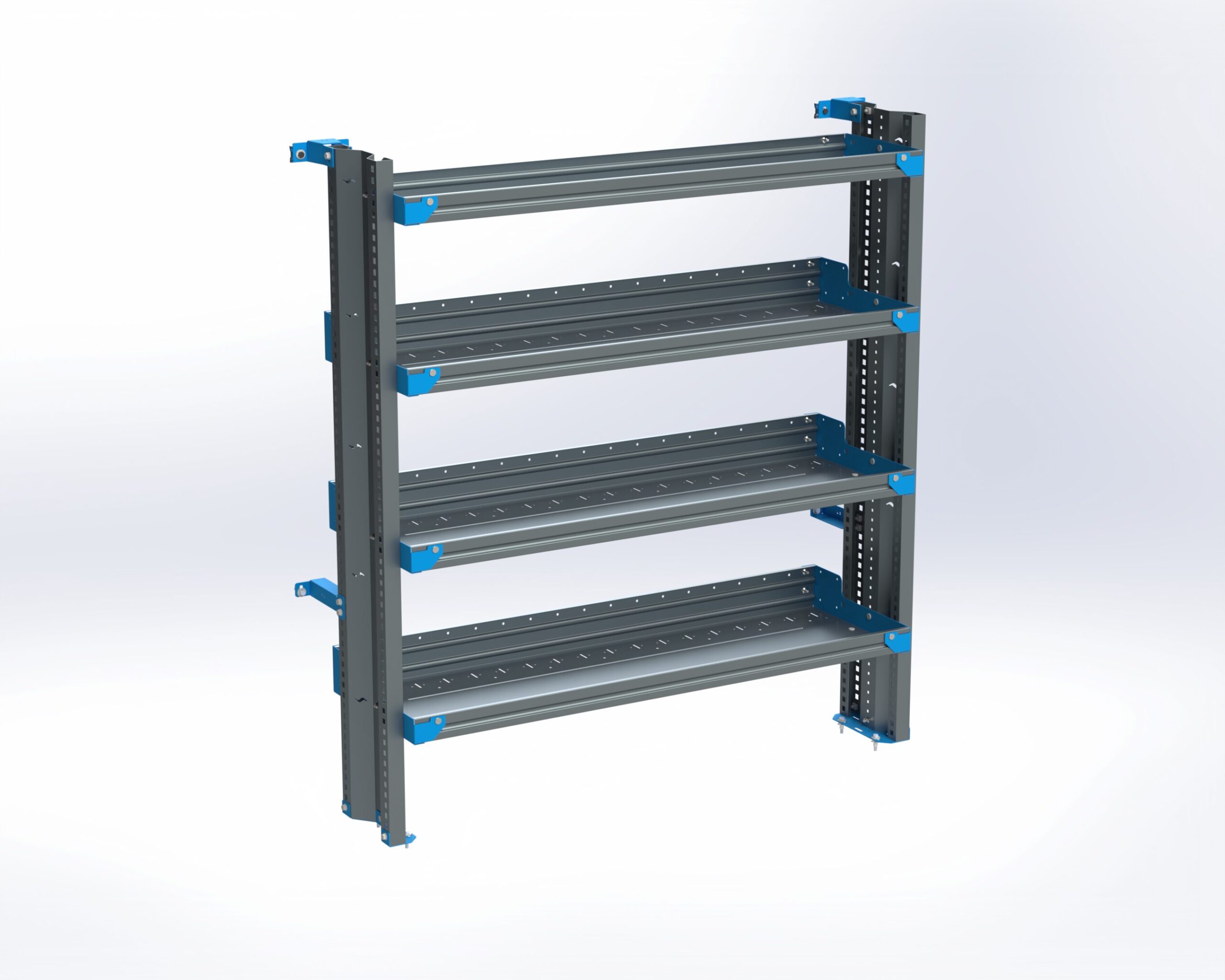 4-Shelf Unit, Tank Rack Use, 16x54