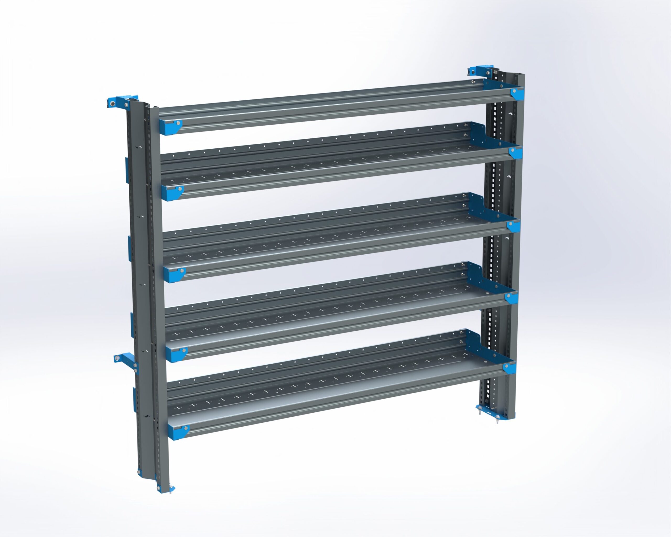 5-Shelf Unit, Tank Rack Use, 16x72