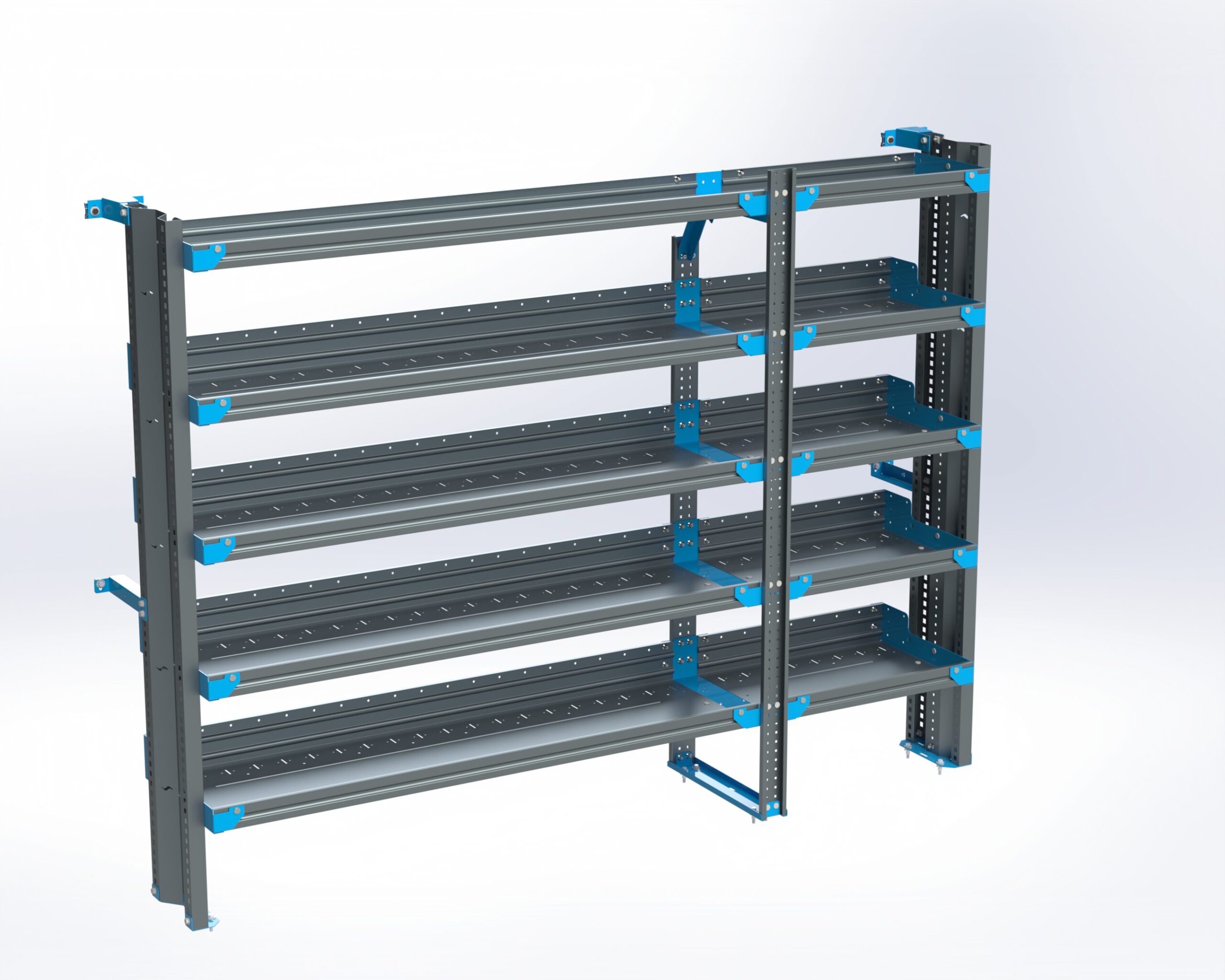 5-Shelf Unit, Tank Rack & Cabinet Use, 16x84 (R60/F24)
