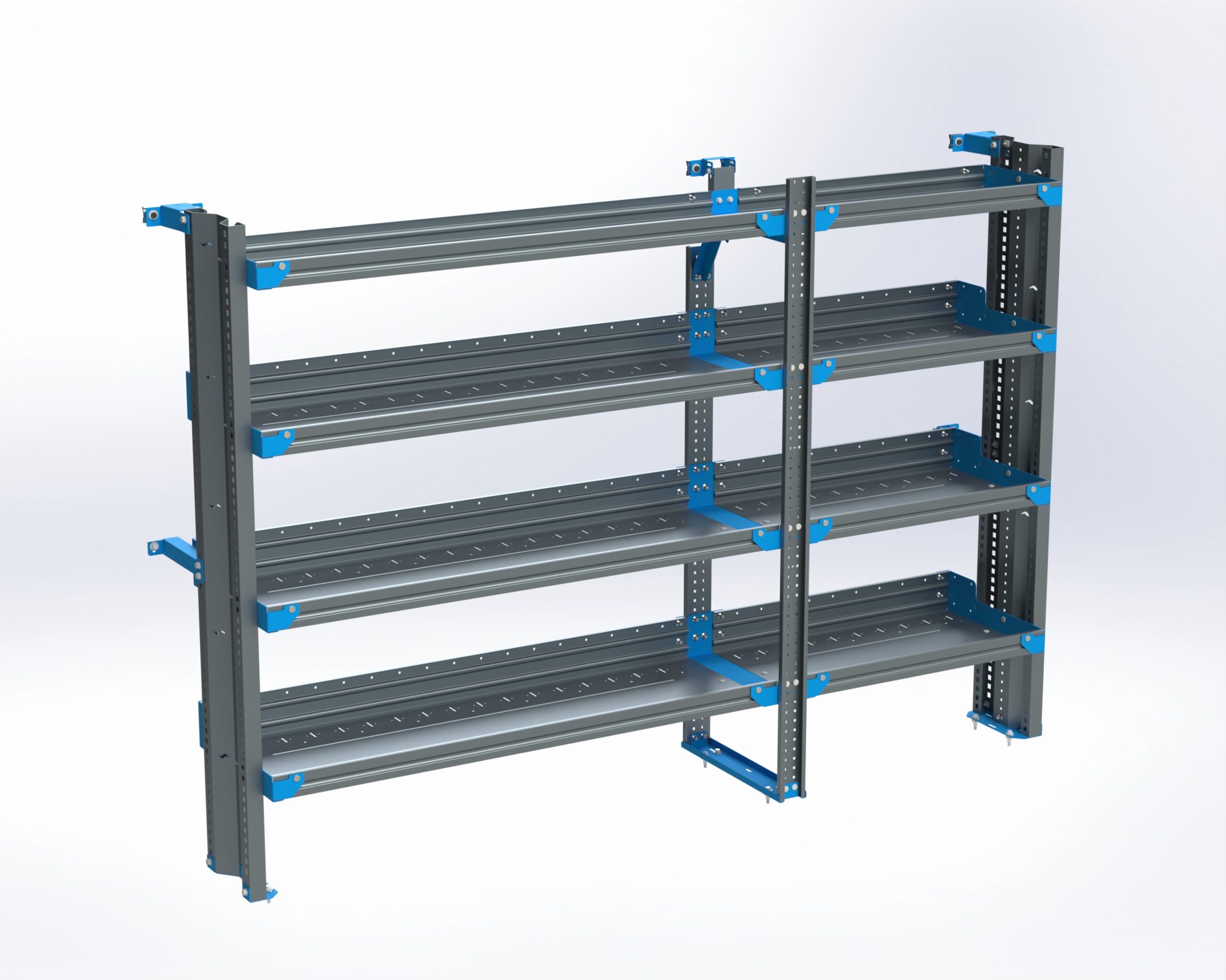 4-Shelf Unit, Tank Rack & Cabinet Use, 16x84 (R54/F30)