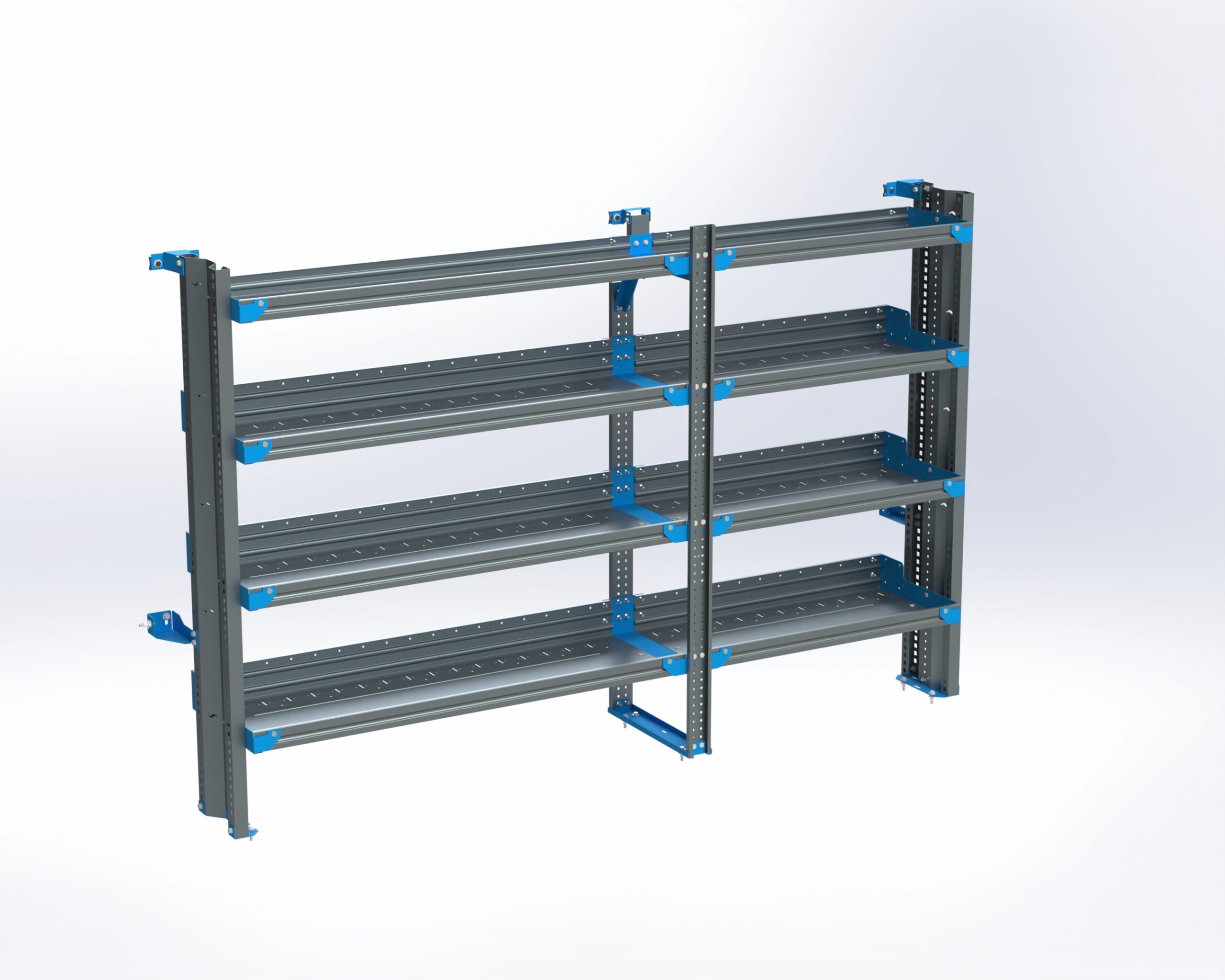 4-Shelf Unit, Cabinet Use, 16 x 90 (R54/F36)