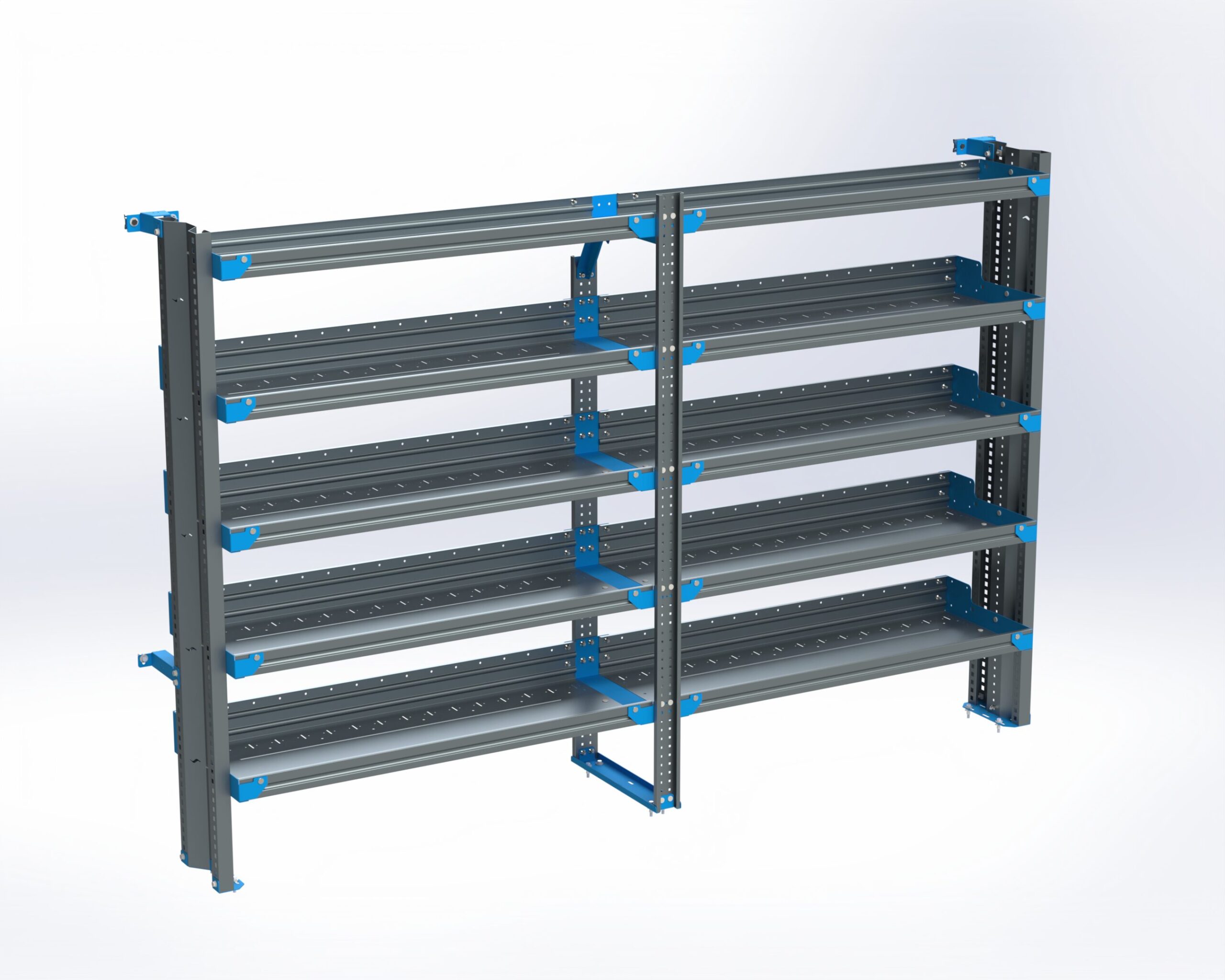 5-Shelf Unit, Tank Rack Use, 16 x 96 (R48/F48)
