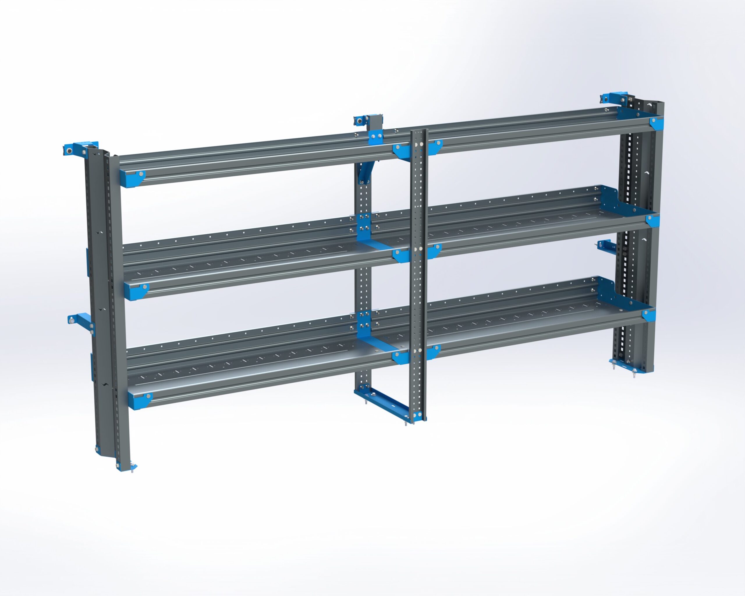 3-Shelf Unit, Tank Rack Use, 16 x 96 (R48/F48)