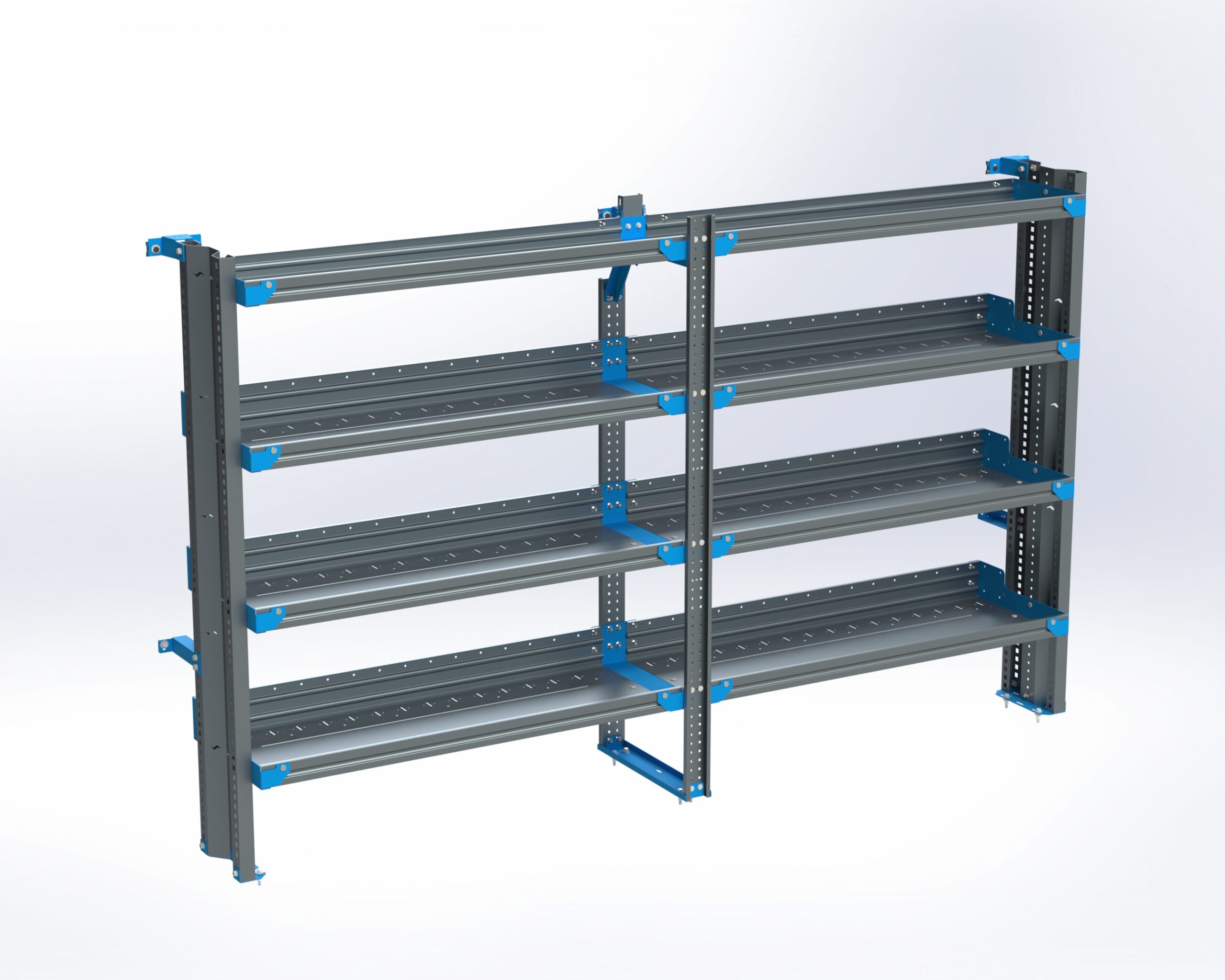 4-Shelf Unit, Tank Rack Use, 16 x 96 (R48/F48)