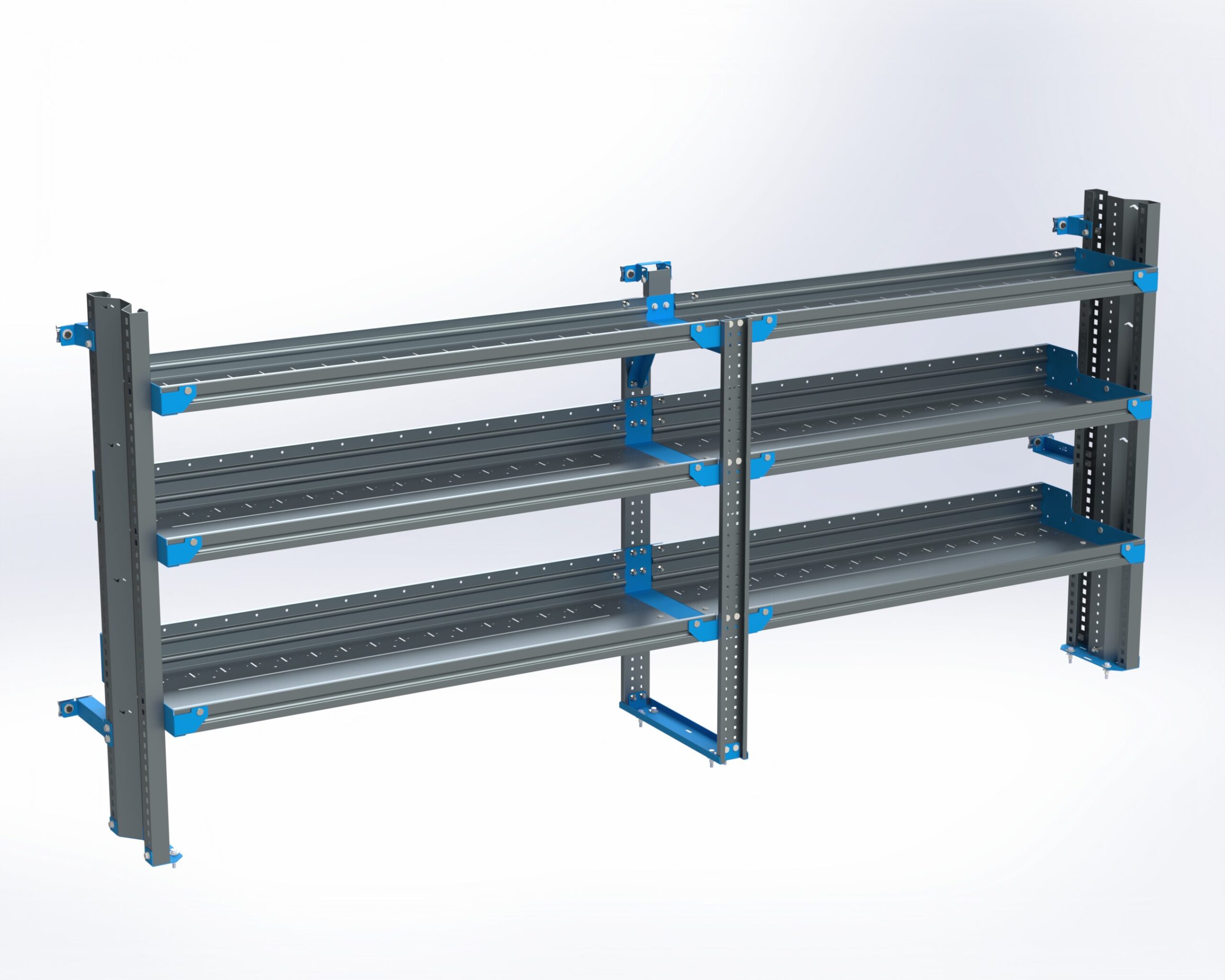 3-Shelf Unit, Tank Rack Use, 16x96 (R54/F48)