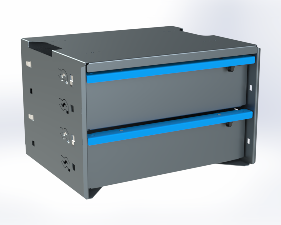 2-Drawer Unit, 14 x 18