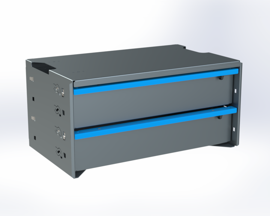 2-Drawer Unit, 14 x 24