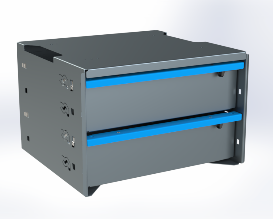 2-Drawer Unit, 16 x 18