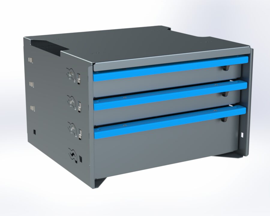 3-Drawer Unit, 16 x 18