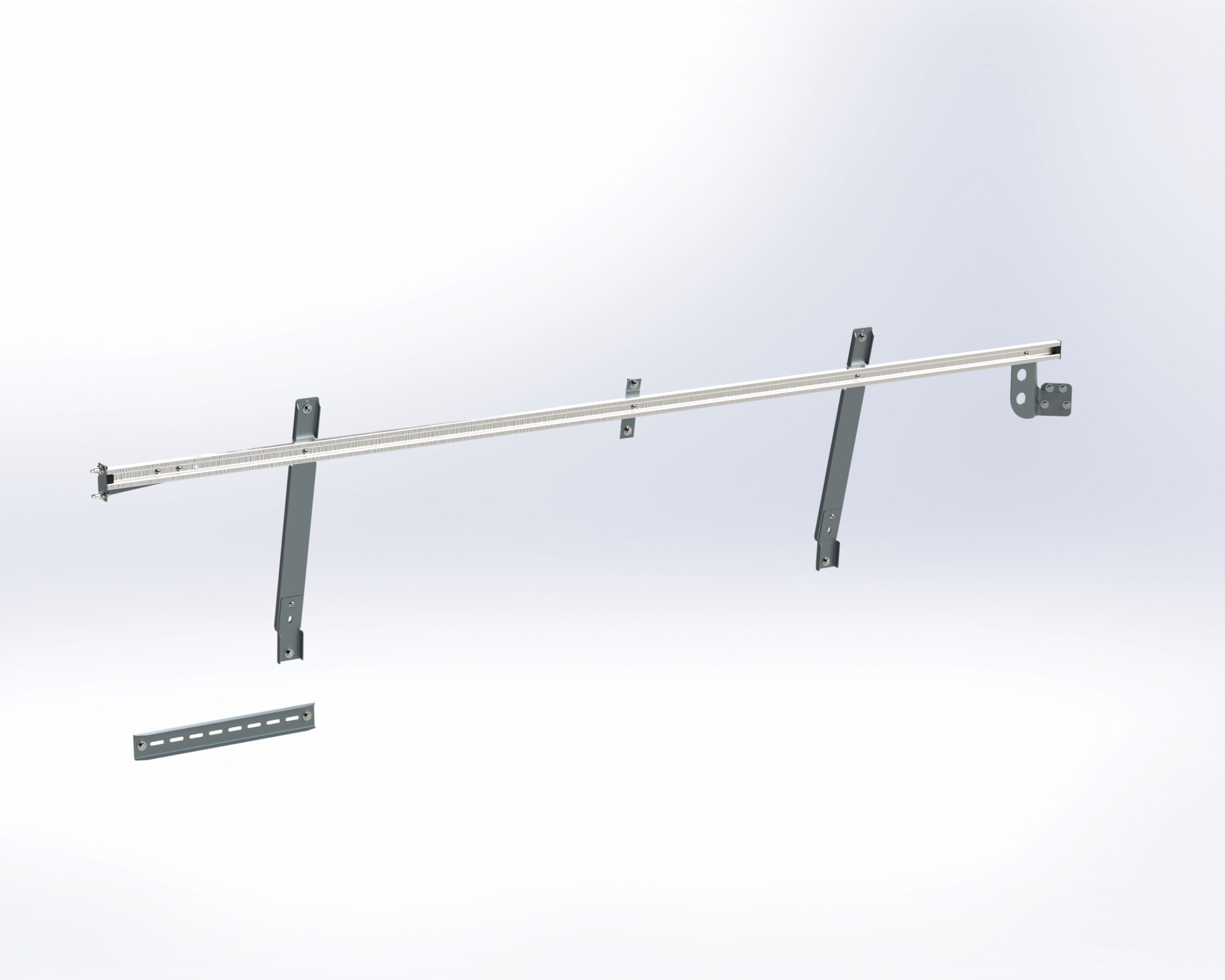 Mounting Rail Kit, Driver Side, Transit Low Roof 130