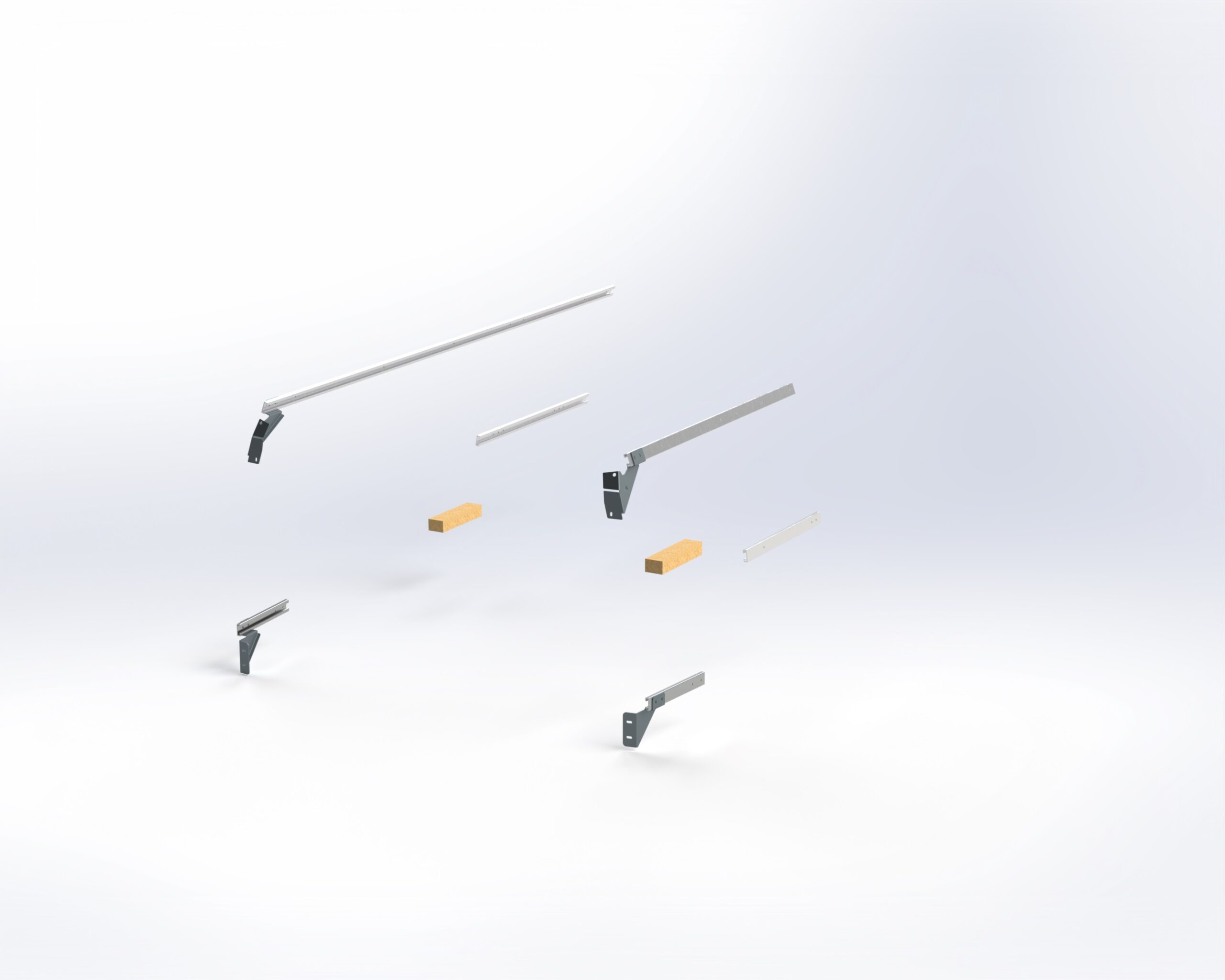 Mounting Rail Kit, Driver & Passenger Side