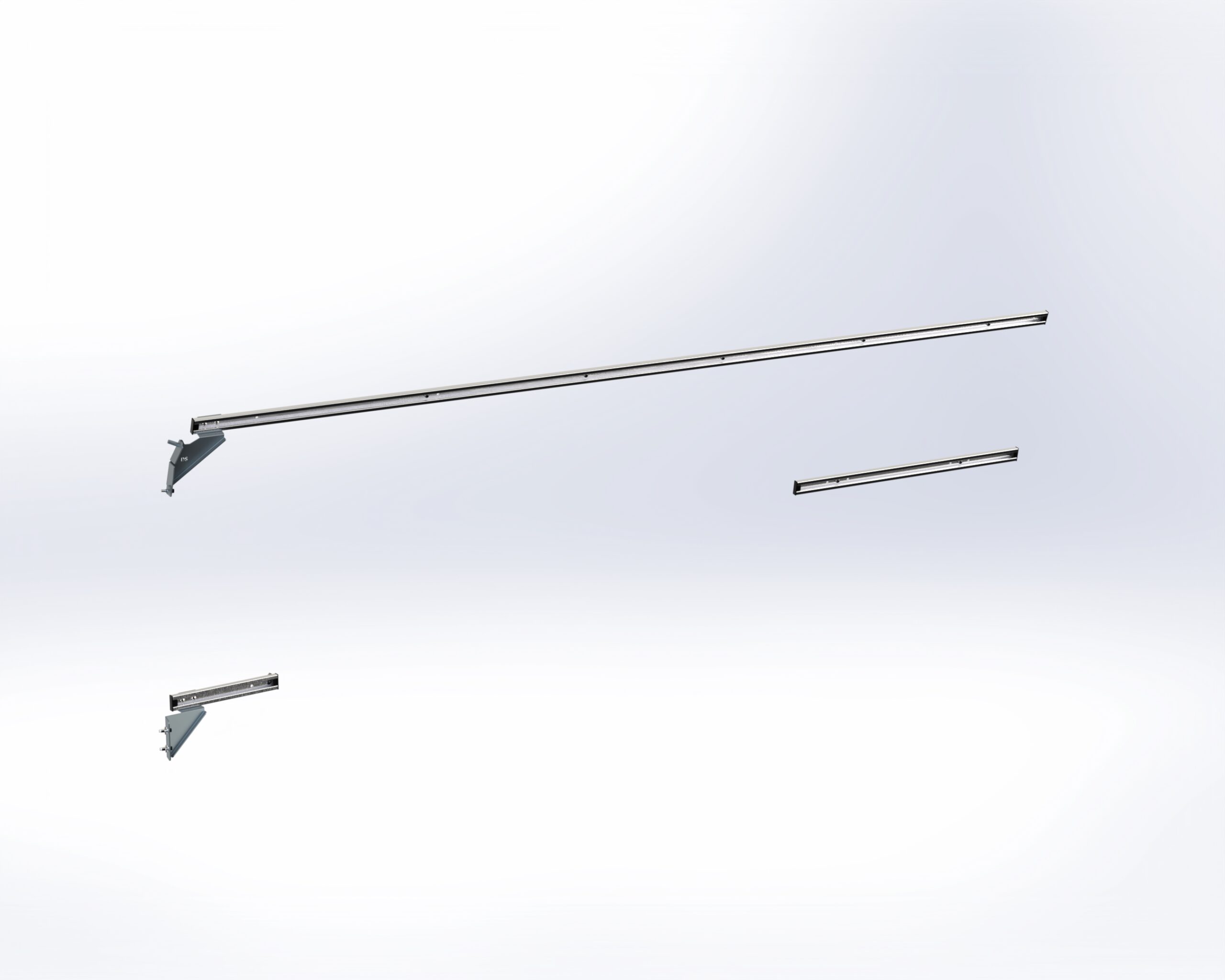Mounting Rail Kit, Driver Side, Express/Savana Low Roof 155