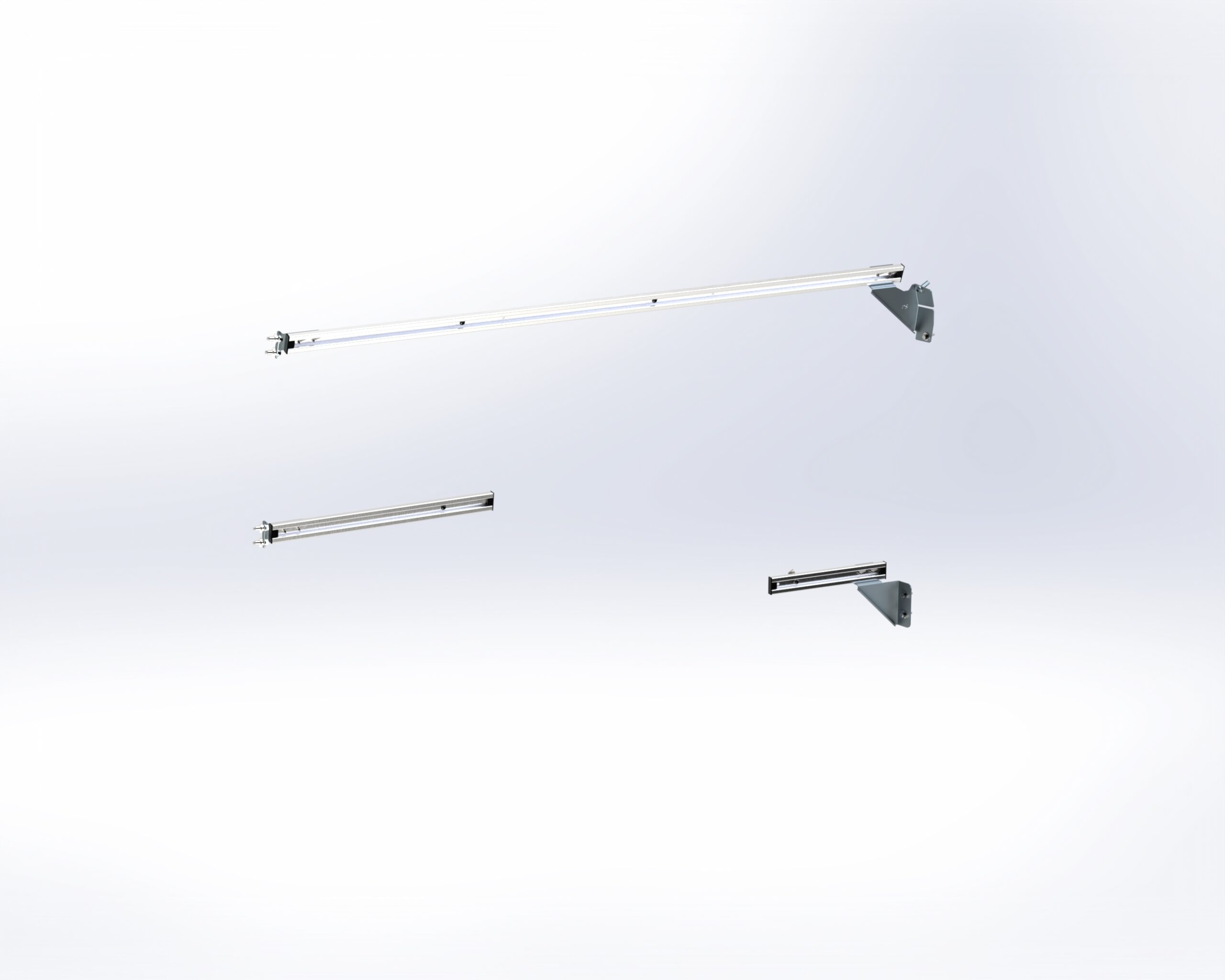 Mounting Rail Kit, Passenger Side, Express/Savana Low Roof 155