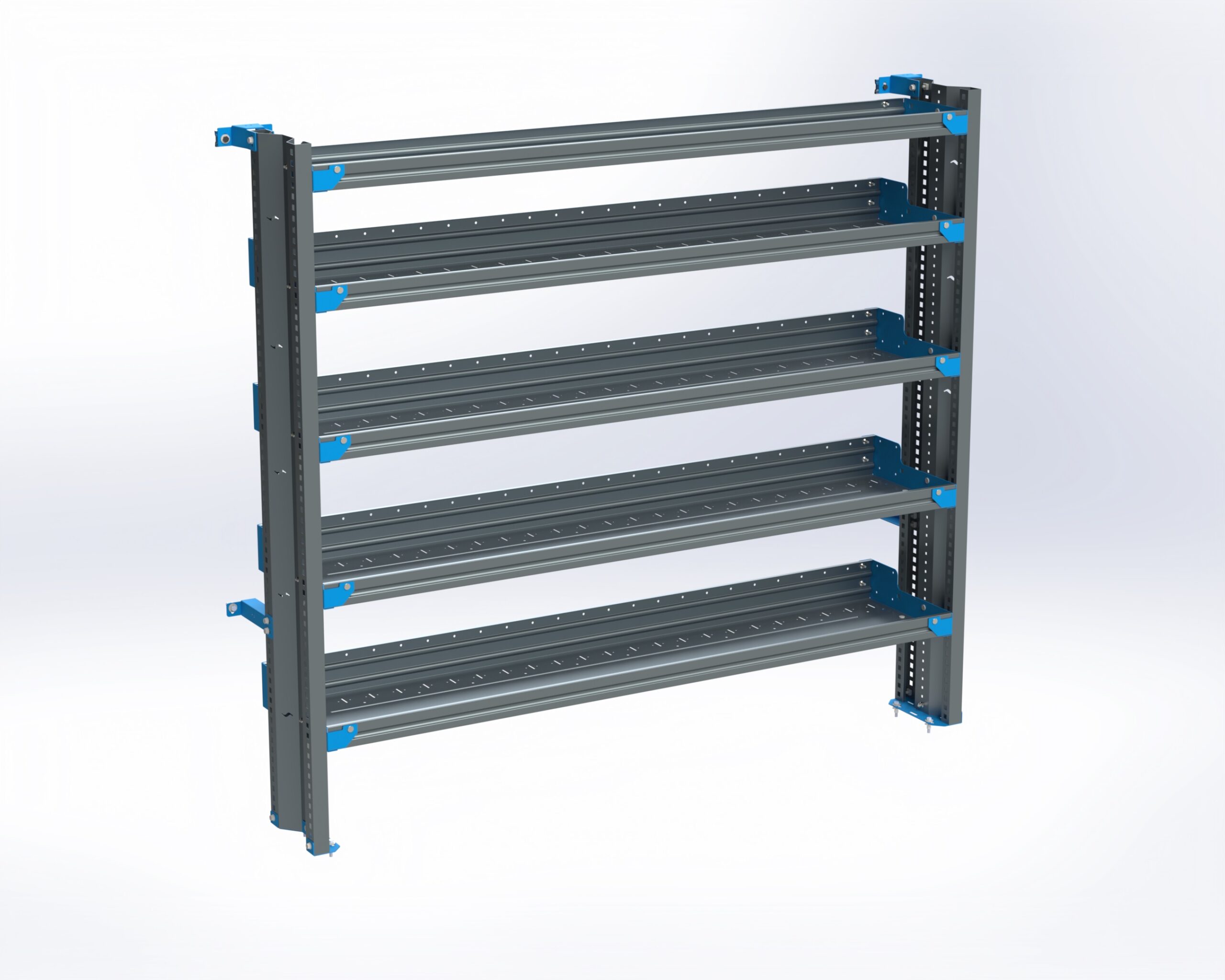 5-Shelf Unit, Tank Rack Use, 14x72