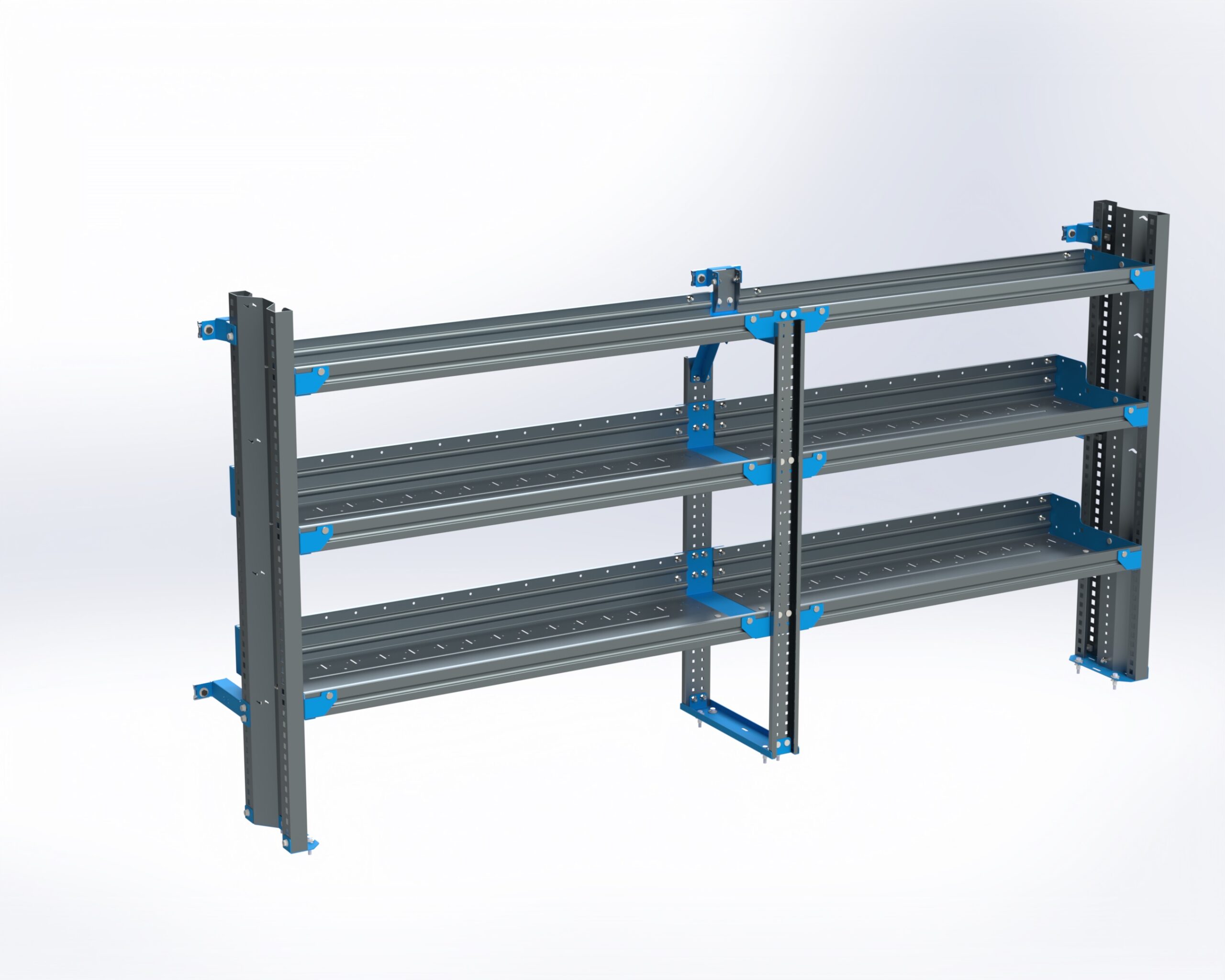 3-Shelf Unit, Cabinet Use, 14x90 (R48/F42)