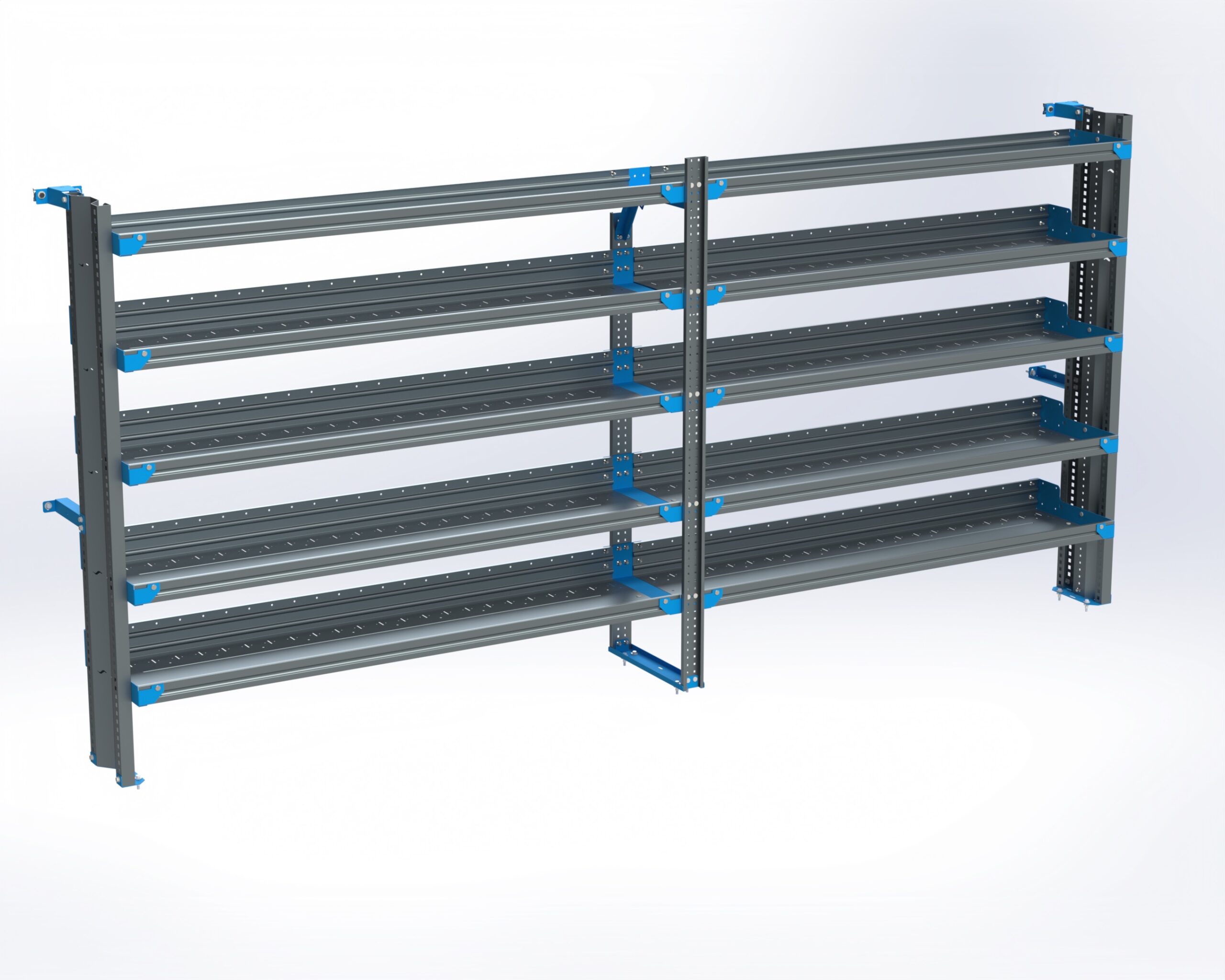 5-Shelf Unit, Tank Rack & Cabinet Use, 16x138 (R72/F66)
