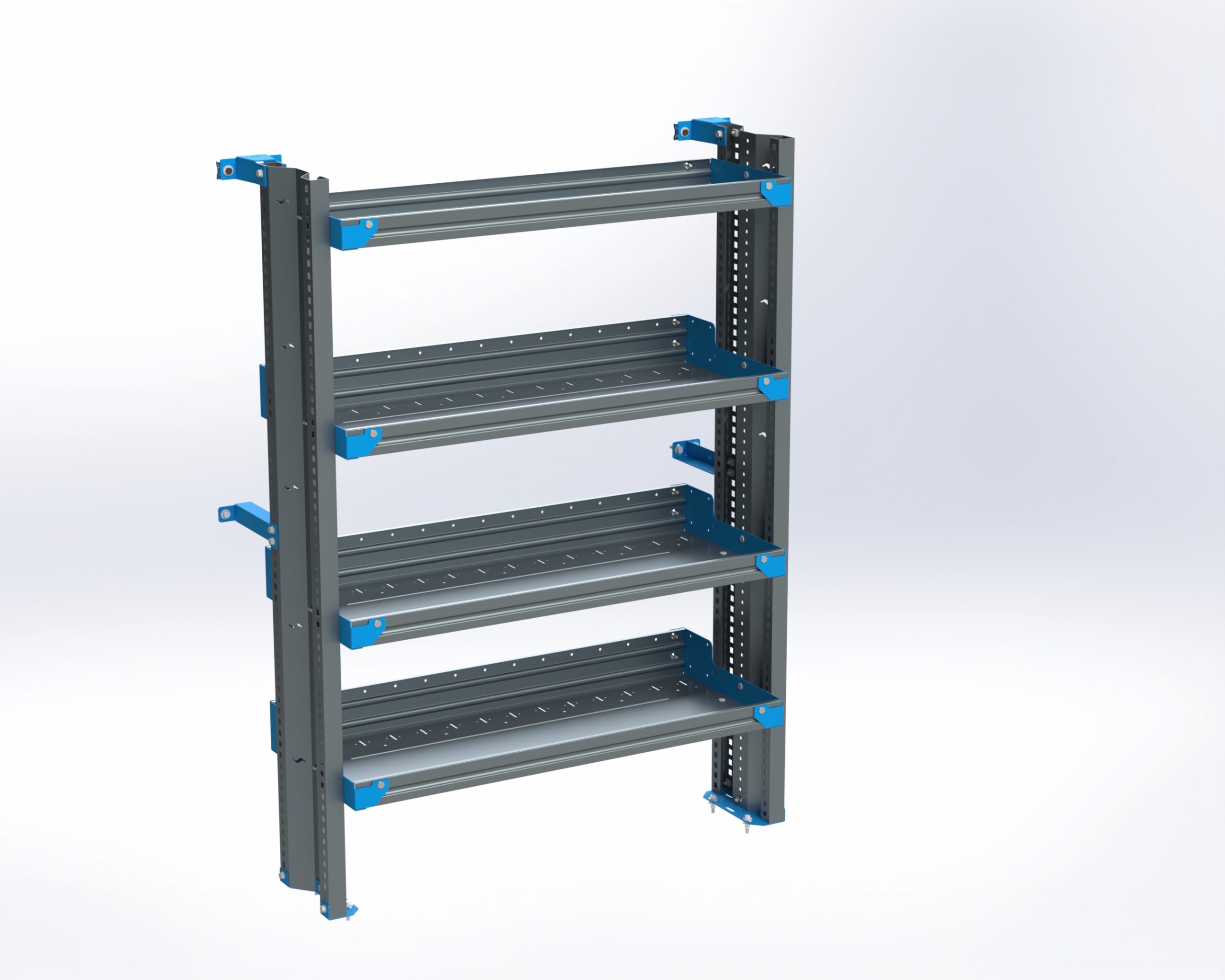 4-Shelf Unit, Tank Rack Use, 16x42